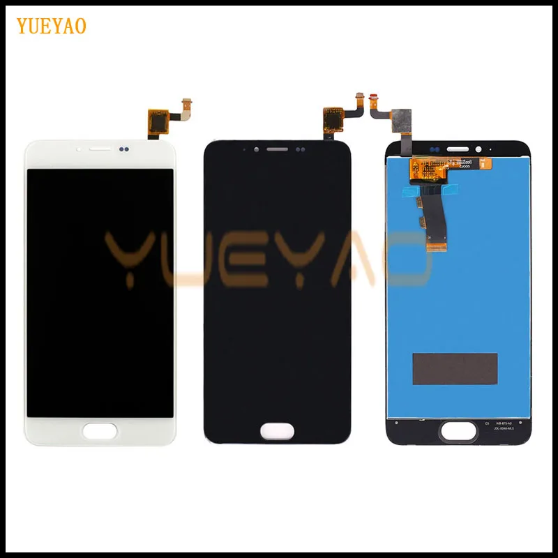 Дисплей 5 2 дюйма для Meizu M5 ЖК-дисплей дигитайзер сенсорная панель стекло датчик в