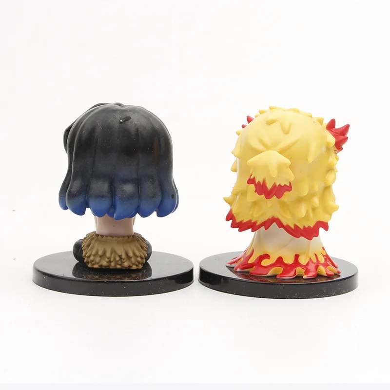 

6pcs/lot Anime Demon Slayer Kimetsu No Yaiba Look Up PVC Action Figures Toys Anime Figure Toys for Gifts 180