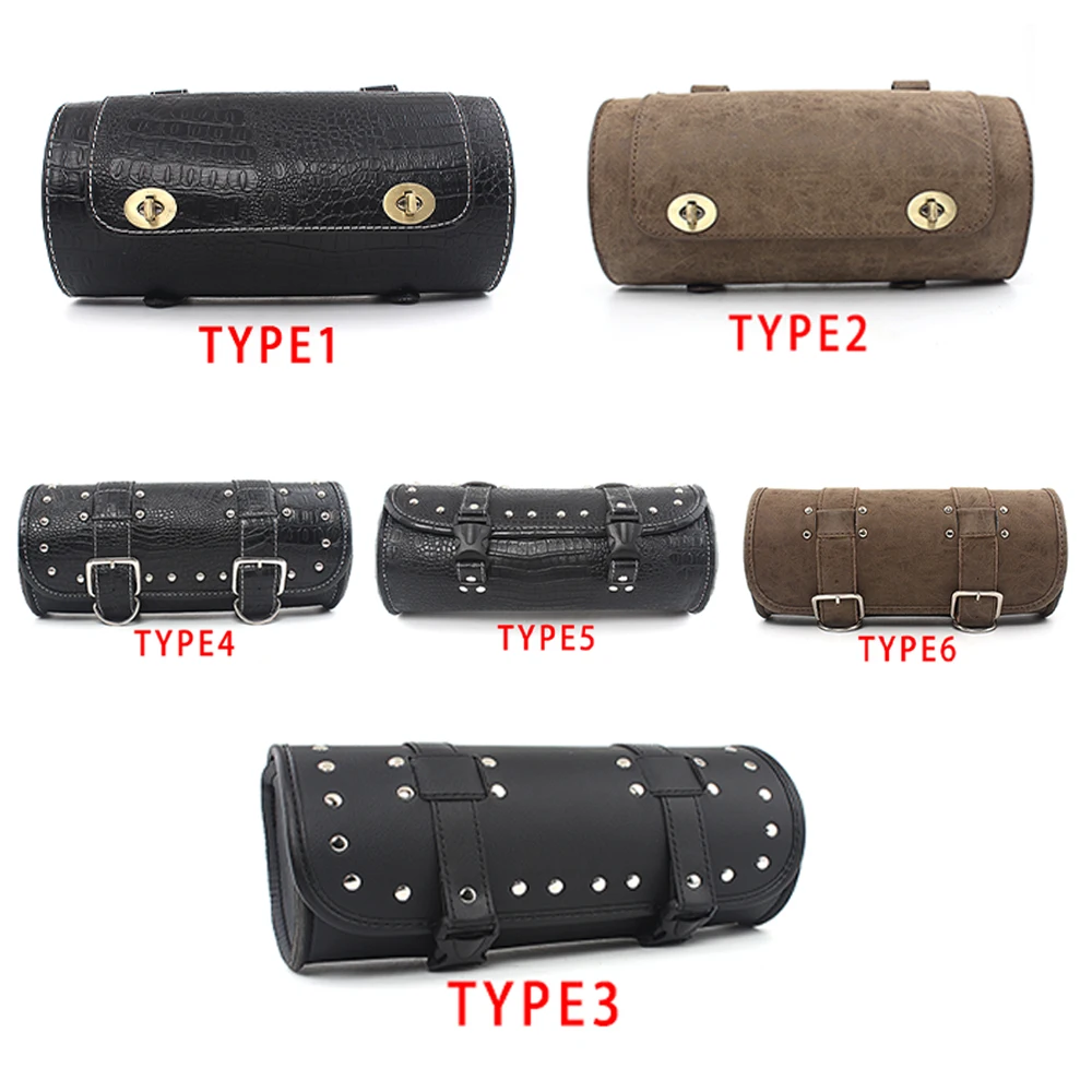 

Newest Crocodile Leather Motorcycle Fork Tool Bags Storage Travel Pouch Luggage Bag For Harley Universal Motorcycle Saddlebags