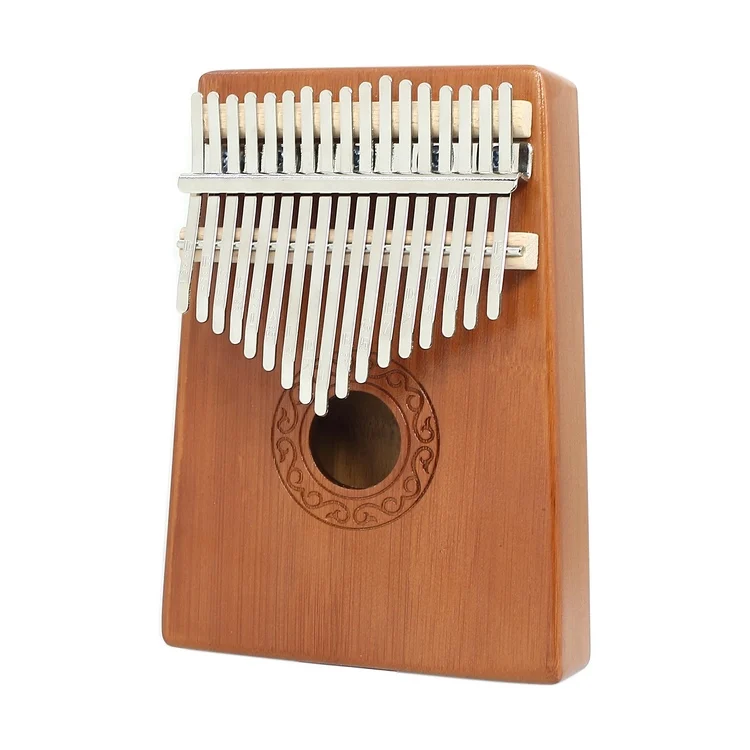 Kerus 17 teclas Kalimba pulgar фортепиано де Мадера Альта калидация корпус каоба музыкальный