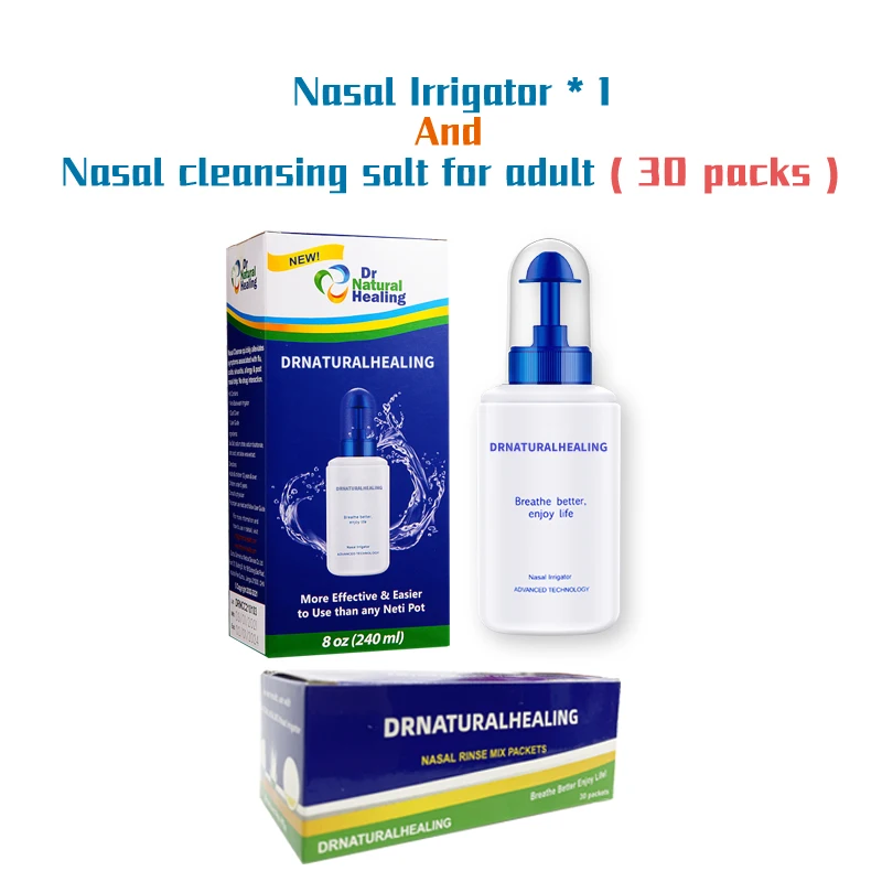 DRNATURALHEALING синус краску для взрослых ирригатор носовой промыватель носа 8oz