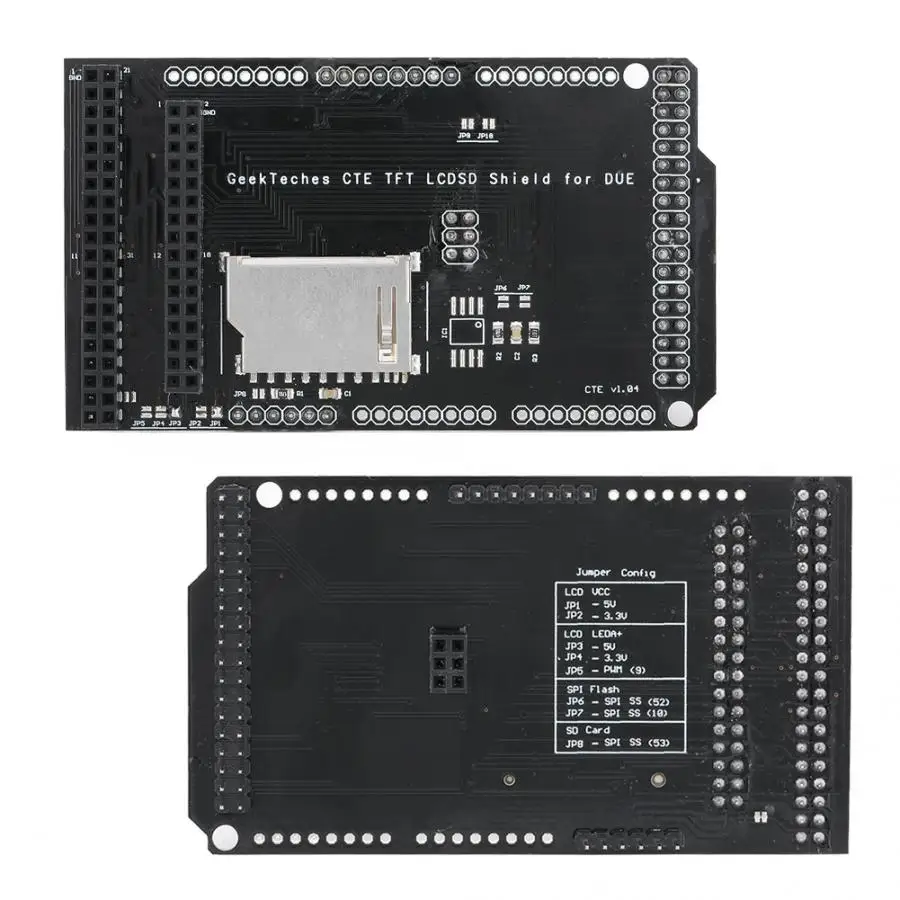 CTE TFT 32Pin 40Pin версия lcd Щит карты памяти модуль для Arduino Due Плата расширения|Платы