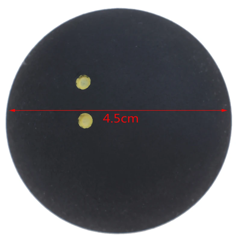 

New Squash Ball Two-Yellow Dots Low Speed Sports Rubber Balls Competition Squash