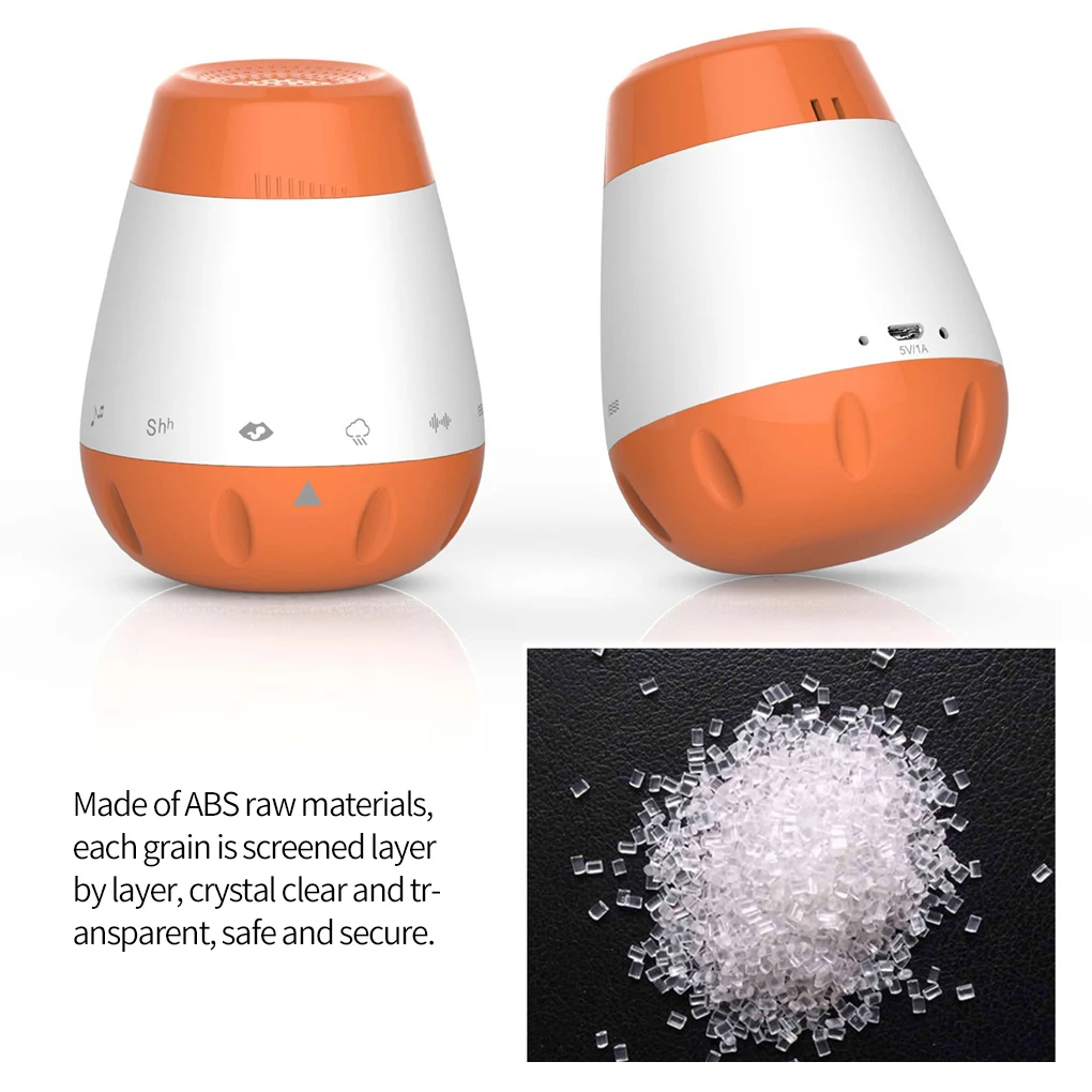 

Smart Music White Noise Voice Sensor Rechargeable Baby Therapy Sound Mini Noise Machine Portable Sleeping Breathing Light