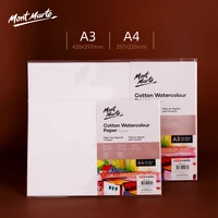 300 grams of 5 sheets a3 handmade thickened watercolor paper a4 professional watercolor imported cotton pulp watercolor paper