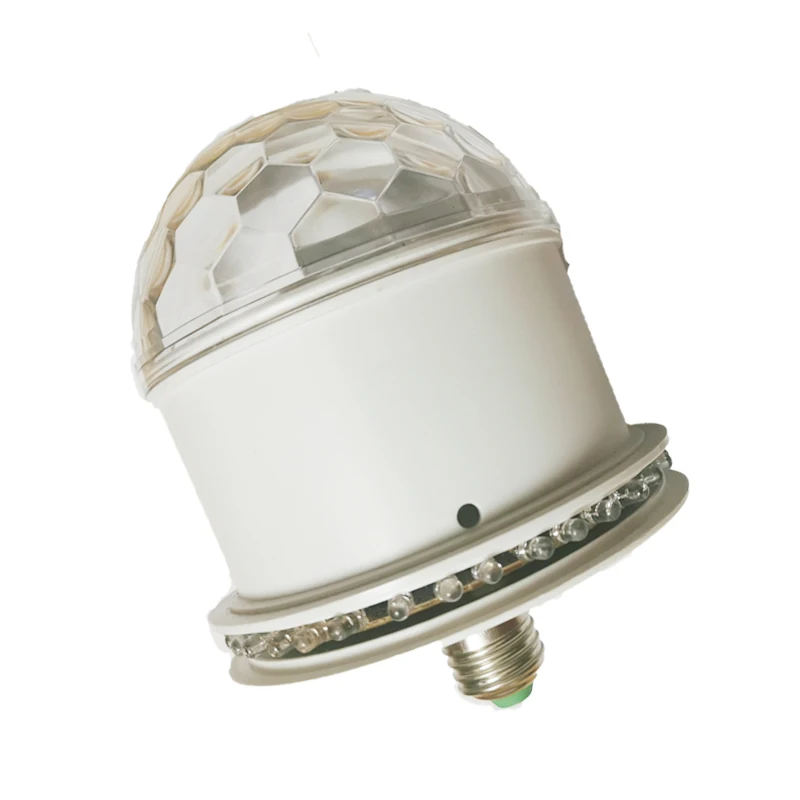 

Bluetooth E27 Music bulb Party Lights Sound Actived Auto Rotating Magic Disco Ball Strobe Stage Lights For DJ Dancing Show Xmas