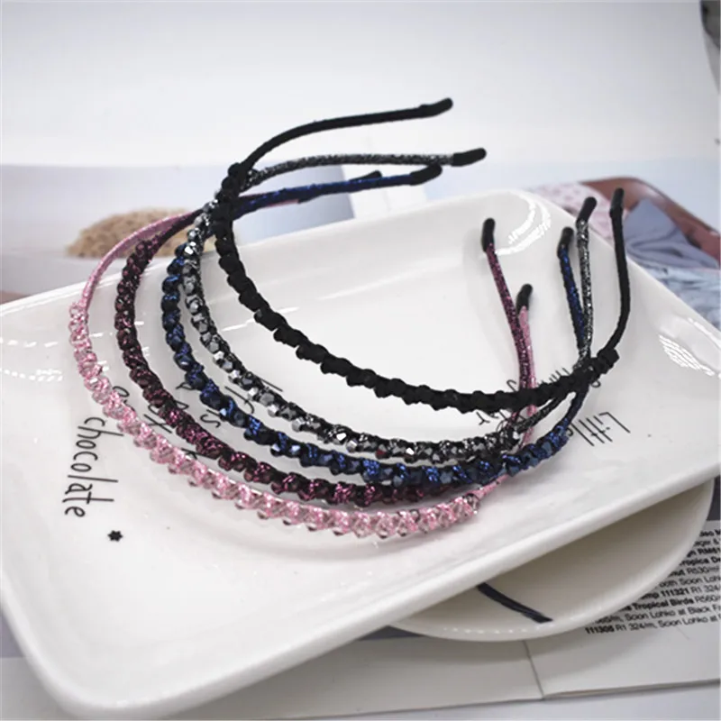 2019 Роскошная блестящая повязка для волос Стразы девушек высококачественные