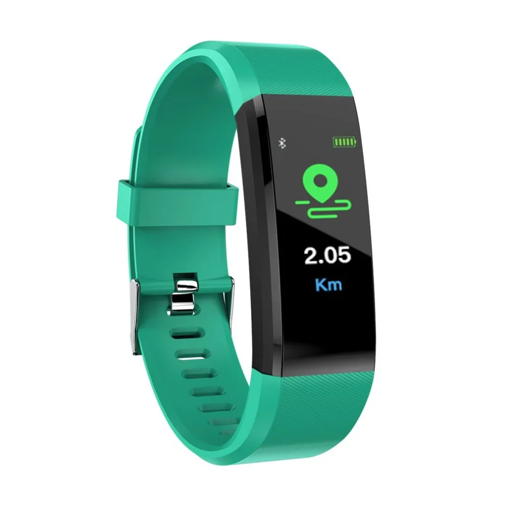 Smartch ID 115 PLUS Bluetooth Passometer Smart Band Heart Rate Monitor Fitness Bracelet IP67 Waterproof | Электроника