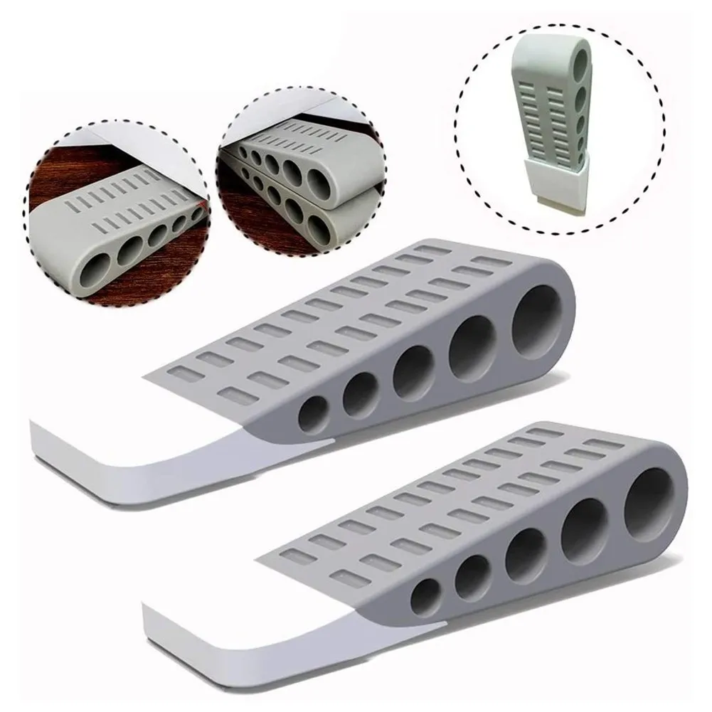 

1Pc Rubber Door Stop Wedge Jammer Stopper Block Doorstops Anti-collision Door Buffers Home Decor Kids Baby Children Safety Tool