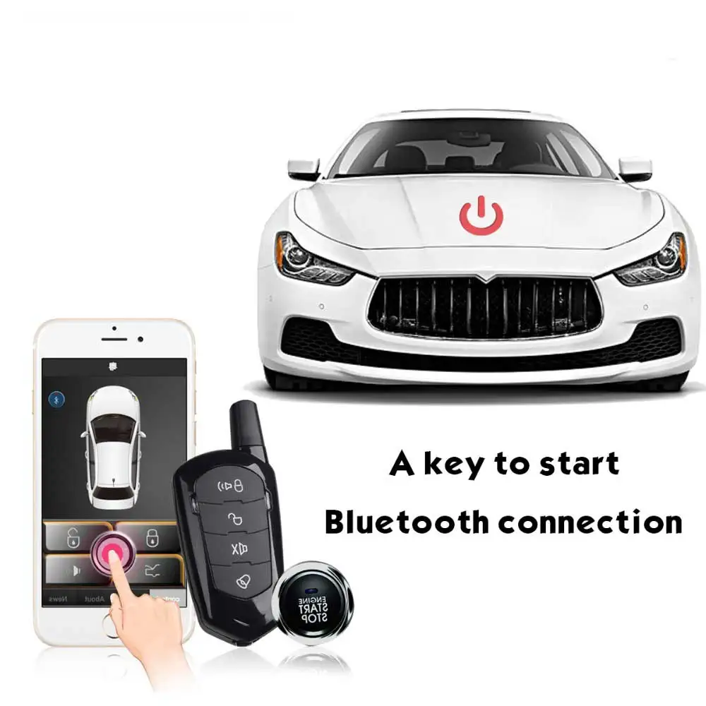 

car remote start key fob case car alarms starline auto signaling keyless entry system central locking module start stop button