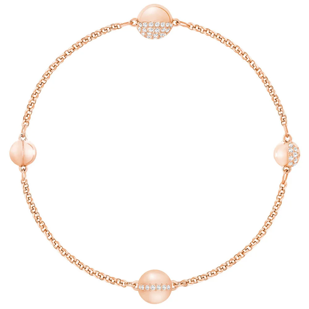 

SWA Unique New Invisible Magnetic Buckle Bracelet Rose Gold Simple Women's Accessories Send Girlfriend Anniversary Fashion Gift