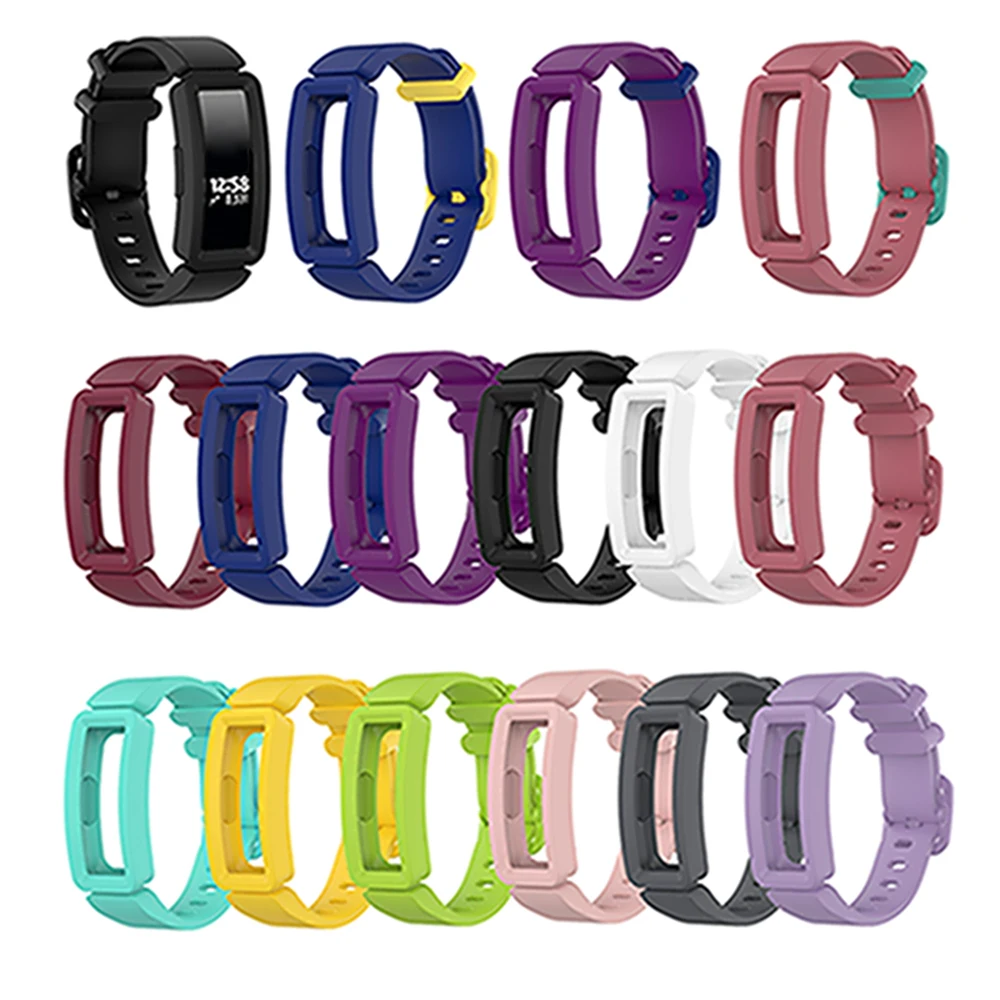 Мягкий браслет TPE ремешок для Fitbit Inspire/Inspire HR/ACE2 умный трекер Замена Smartwatch часы