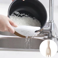 multifunction rice washing spoon bean washer cleaning drain filter kitchen tool