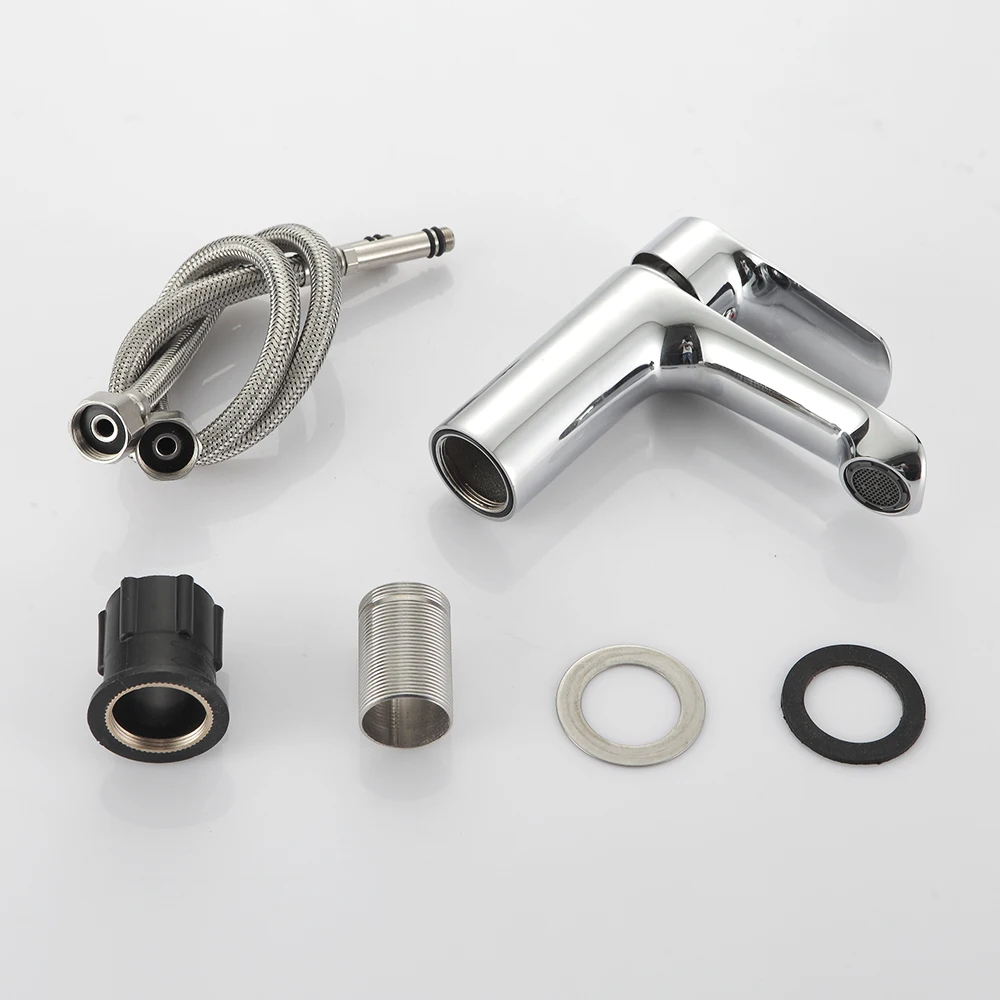 

2021Bathroom Basin Faucets Mixer Sink Tap Single Handle Hole Chrome Faucet Basin Taps Deck Vintage Wash Hot Cold Mixer Tap