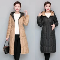 down jacket 2021 new womens medium and wear both waist closing korean inner drawstring jacket