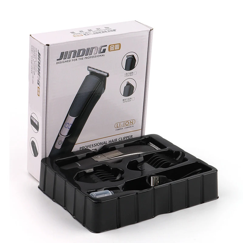 Машинка для стрижки волос аккумуляторная с зарядкой от USB и низким уровнем