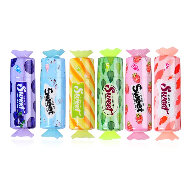 random 1pc 1 шт. 5 мм X 5 м милые конфеты стиль декоративная Корректирующая лента kawaii Студенческая переделка лента школьные принадлежности канцелярские принадлежности - Цвет: random 1pc
