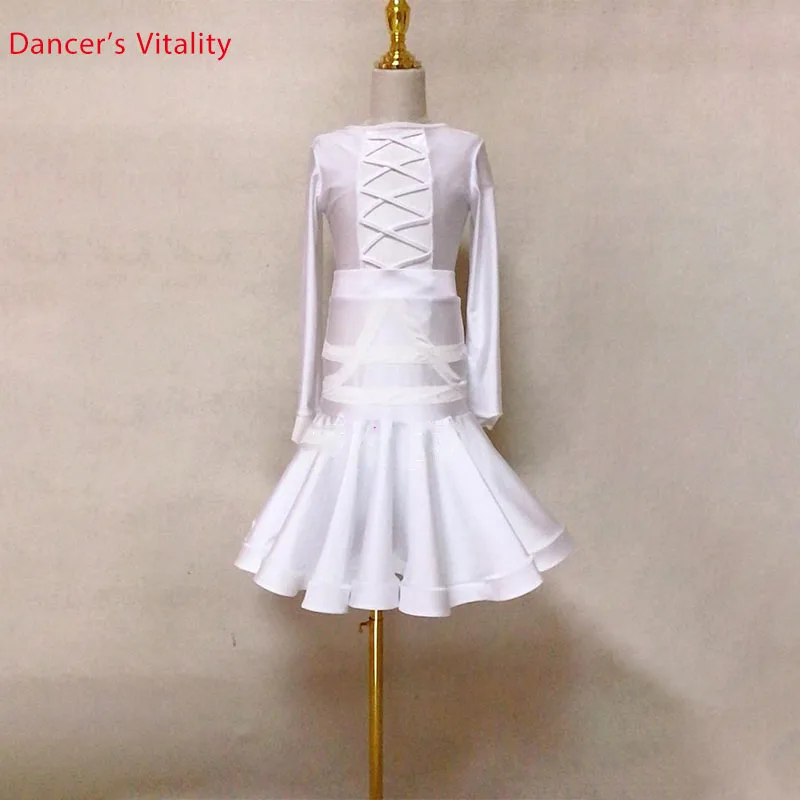 

Latin Dance New Profession Competition Clothing Child Adult Temperament Dress Stage Performance Practice Clothes