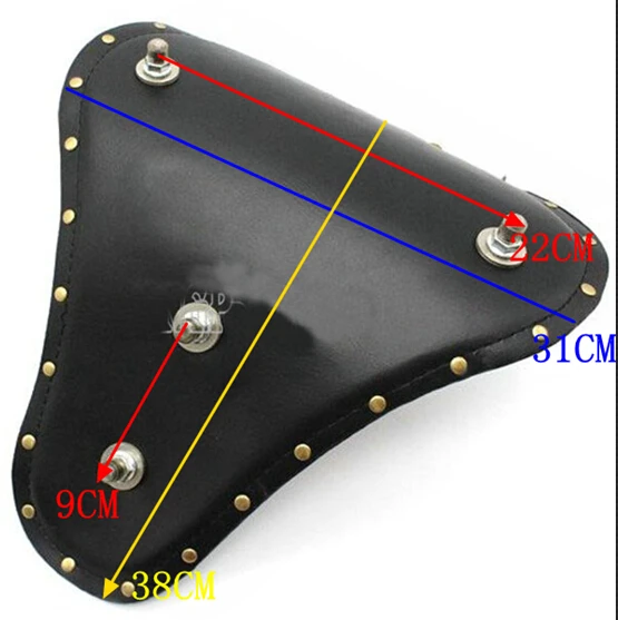 Кожаное пружинное сиденье для мотоцикла Honda Shadow Spirit Saber Aero ACE Steed VLX 400 600 1100 DLX VTX1300 1800