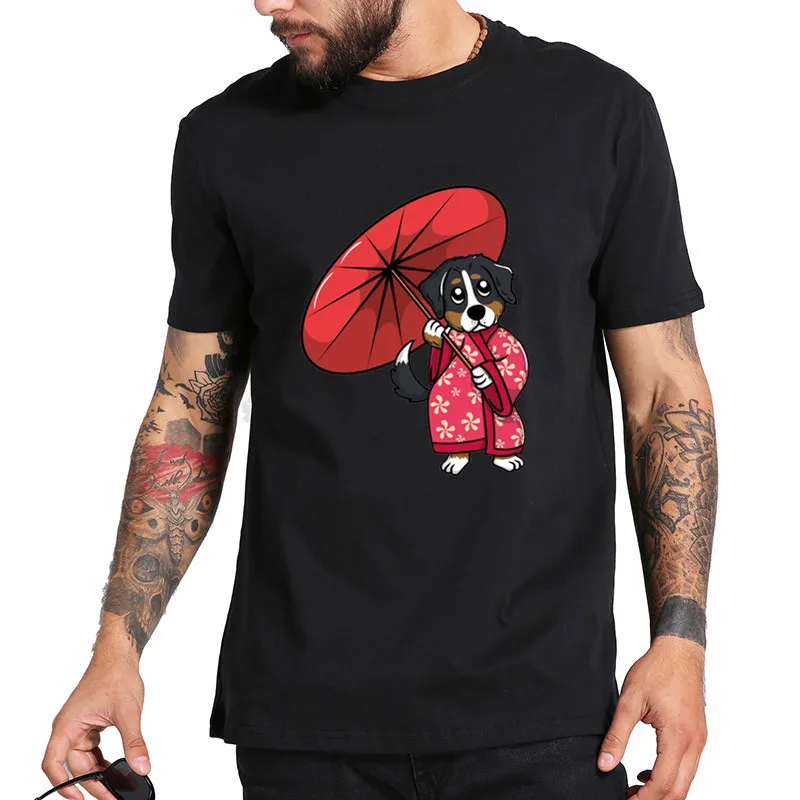 Забавная Милая мужская летняя одежда для отдыха хлопковые футболки в