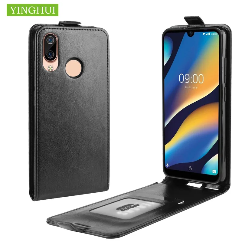 Для view 3 lite чехол Бумажник задняя Вертикальная крышка для wiko флип телефона