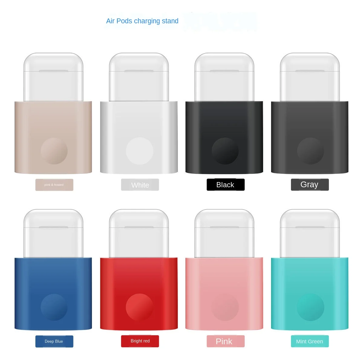 Новые airpods Портативный настольная Зарядная база для AirPods зарядная док-станция