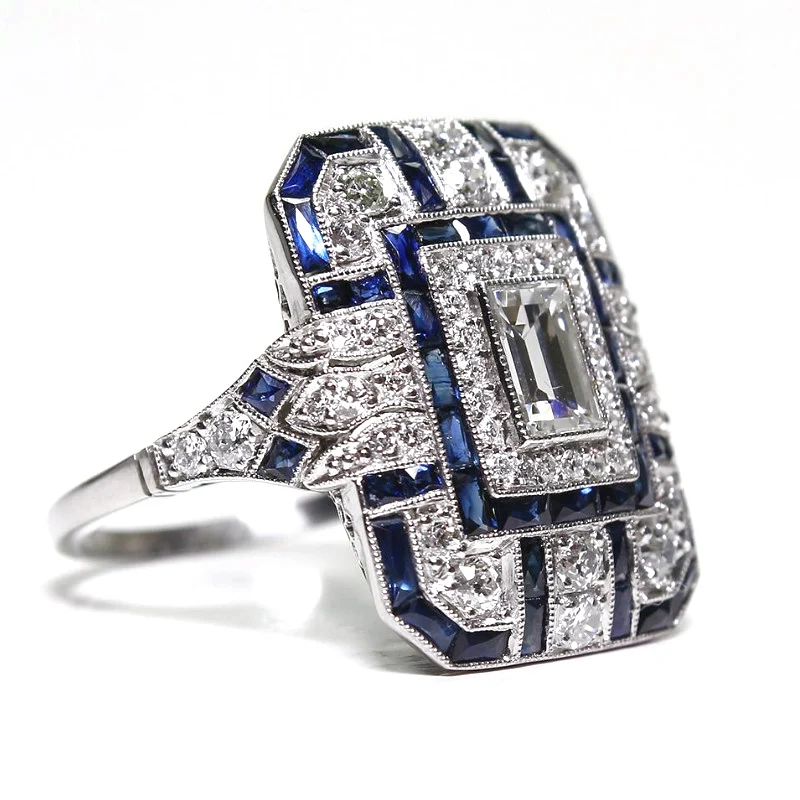 Роскошные женские и мужские кольца с цельными круглыми кристаллами камень AAA