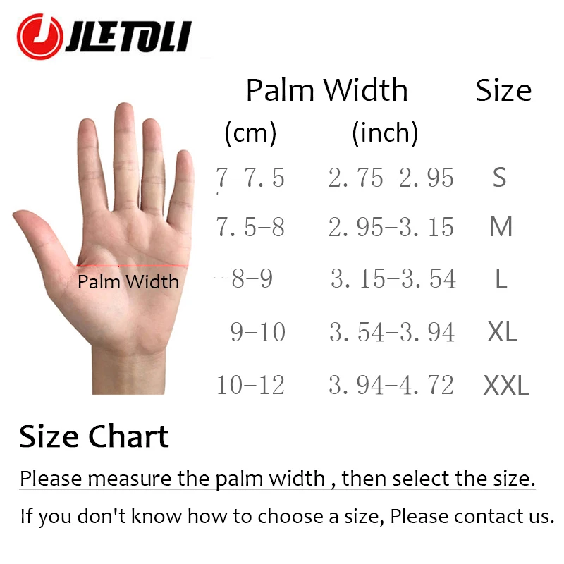 Перчатки JLETOLI для горного велосипеда с полупальцами велосипедные перчатки