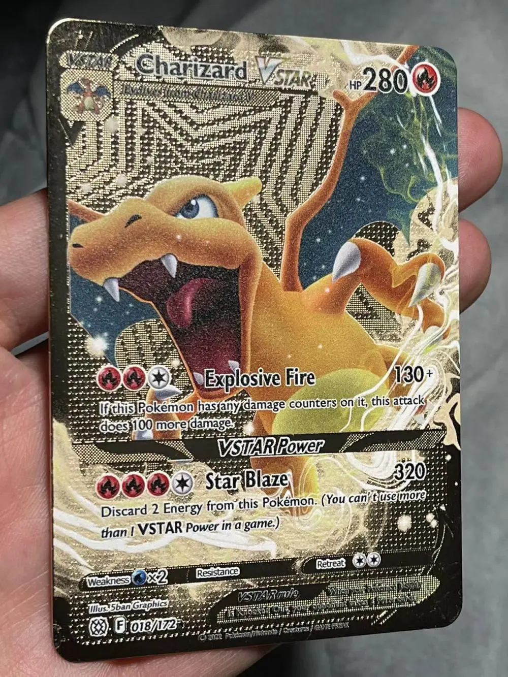 Новое поступление 2022 Покемон металлические карты V Vmax сделай сам Фотокарта