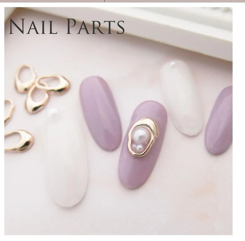 Детали для ногтей металлическая рамка 24 шт. (3 цвета в наличии) шпильки