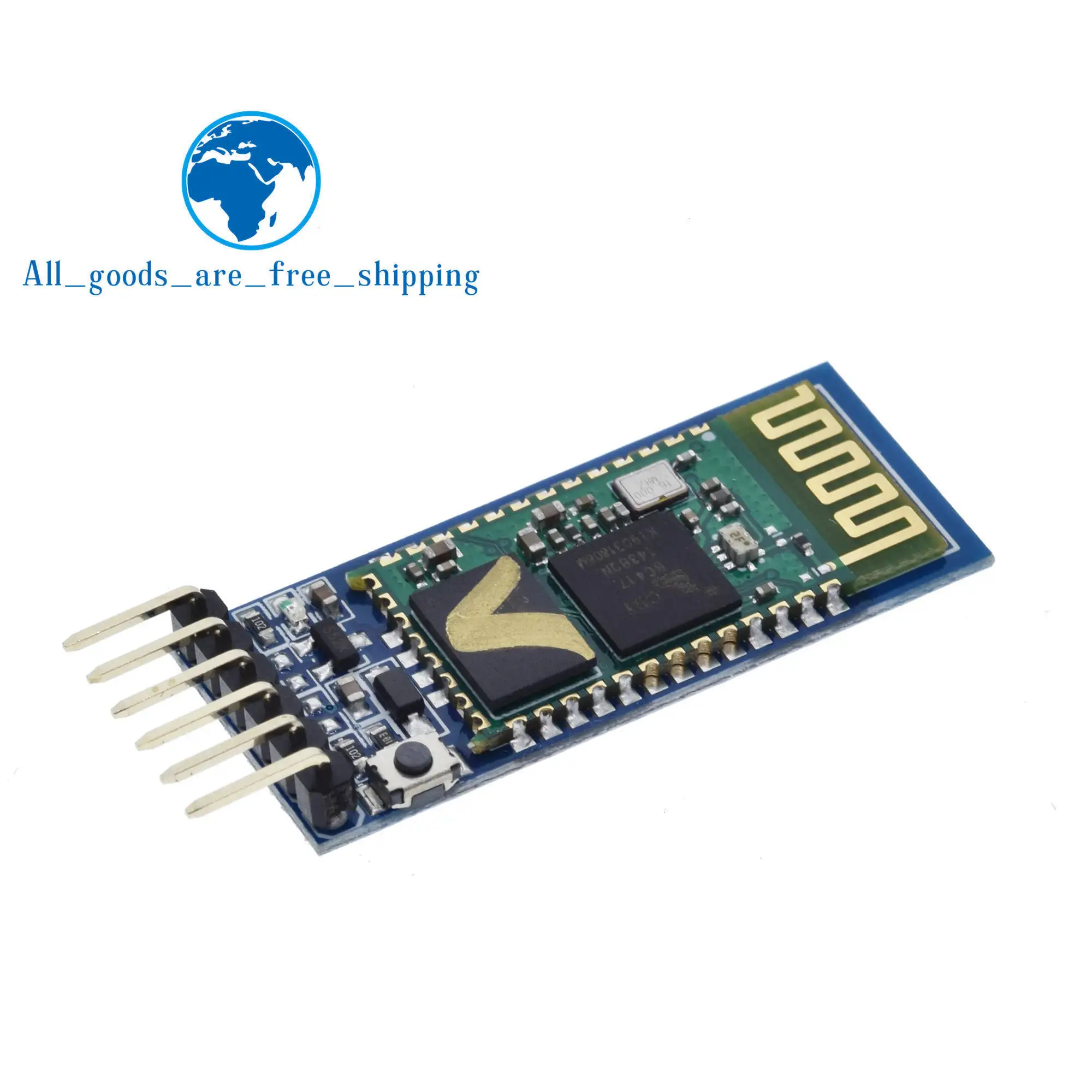 TZT HC05 HC-05 master-slave 6pin JY-MCU анти-реверс, встроенный Bluetooth серийный проходной модуль, беспроводной последовательный dai