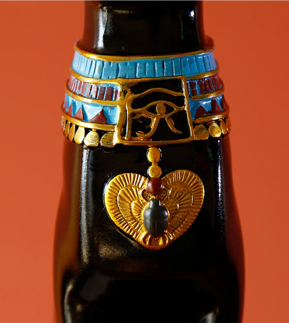 Статуэтка египетского кота статуэтка украшение богини Bastet воплощение кот Бог