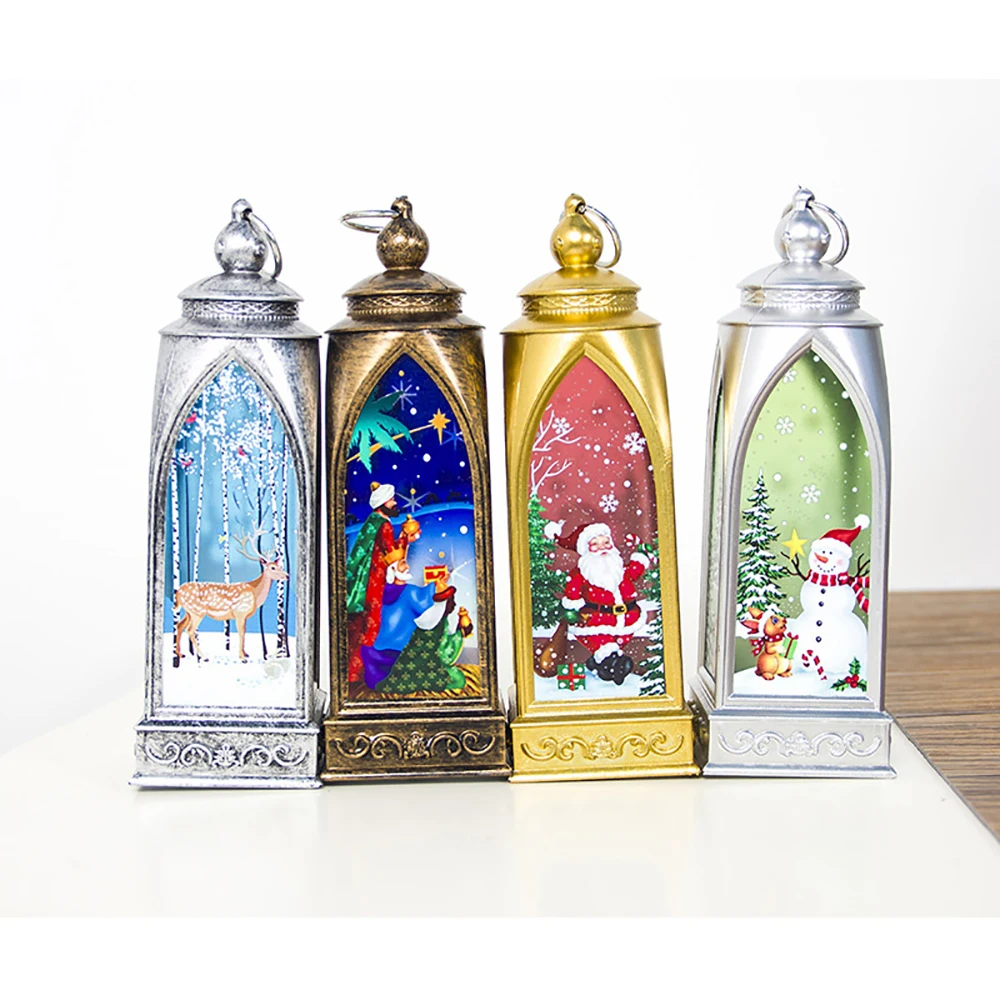 Рождественские украшения ночной Светильник СВЕТОДИОДНЫЙ фонарь светильник