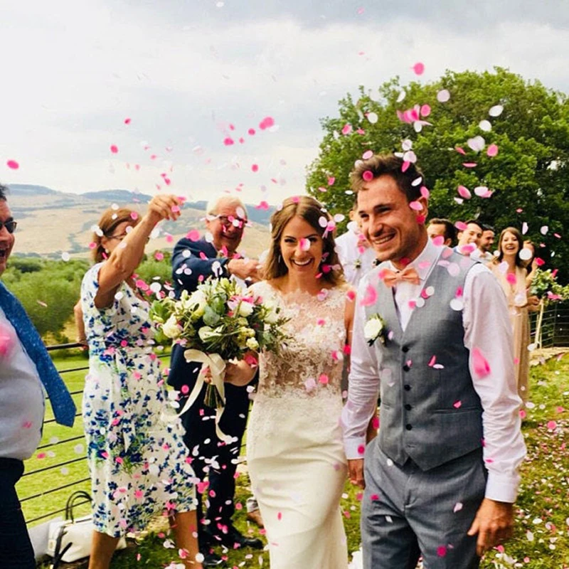 5 шт./компл. пуш поп Поппер для мальчиков и девочек с конфетти свадьбы днем