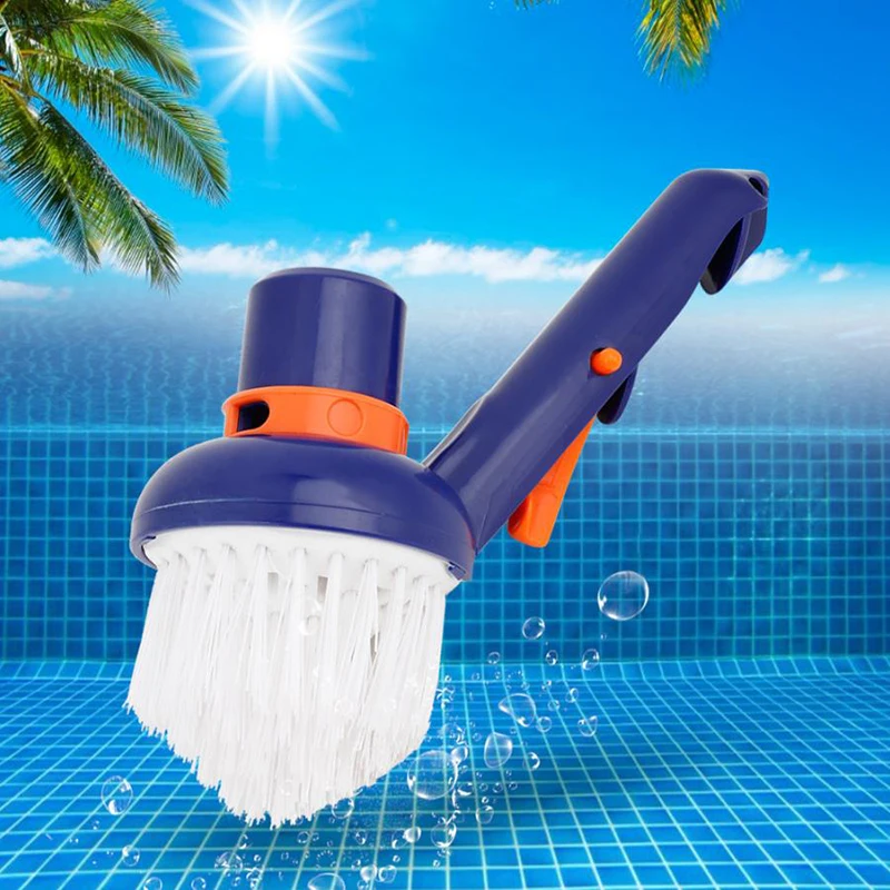 

1pc Small Suction Head Brush For Swimming Pool Brushes Long Handle Suction Vacuum Machine Cleaning Accessories
