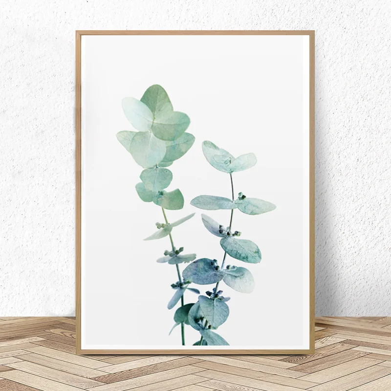 Эвкалипт печать Современная фермерская стена искусство ботанический постер