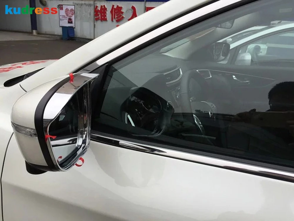 Хромированное боковое зеркало заднего вида для Nissan Murano 2015 2016 2017 2018 защита от