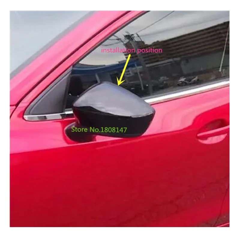 

2 шт., детали для боковых зеркал заднего вида, для Mazda 2 Demio 2015 2016 2017 2018