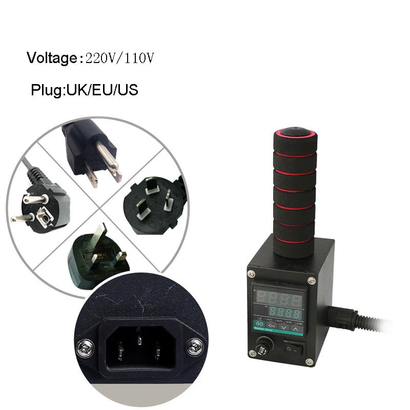 

Handheld Mannual 300W Electric Soldering Iron Hot Foil Stamping Machine for Foil Logo Embossing Stamping