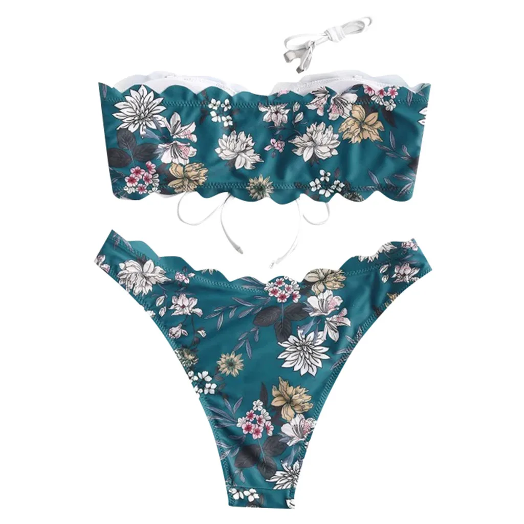 SAGACE бикини для девушек модный с принтом Раздельный купальник в богемном стиле