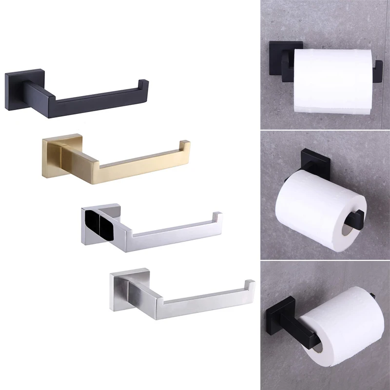 

Kitchen Roll Holder Punching Install Bathroom Accessories Paper Towel Holder Under Cabinet Wall Mounted Roll Rack Baño