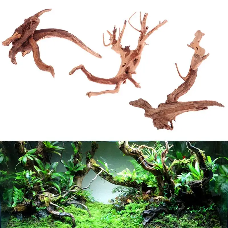 

Natural Tree Trunk Sunken Wood For Fish Tank Aquarium Landscaping Plant Aquarium Decoration Ornament