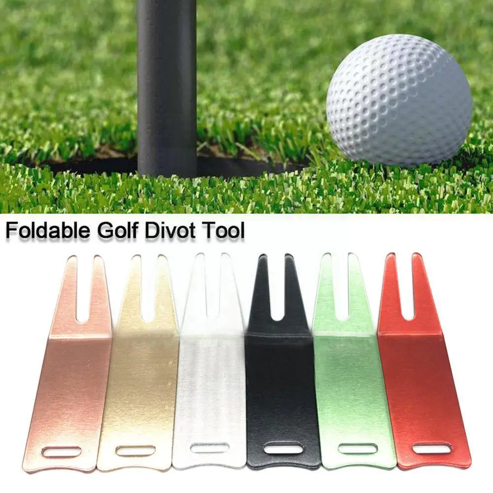 

1 Pc Golf Putting Greens Repair Tool Fork Golf Repair Lawn Aids Golf Prong Fork Training Gift Accessory U6y5