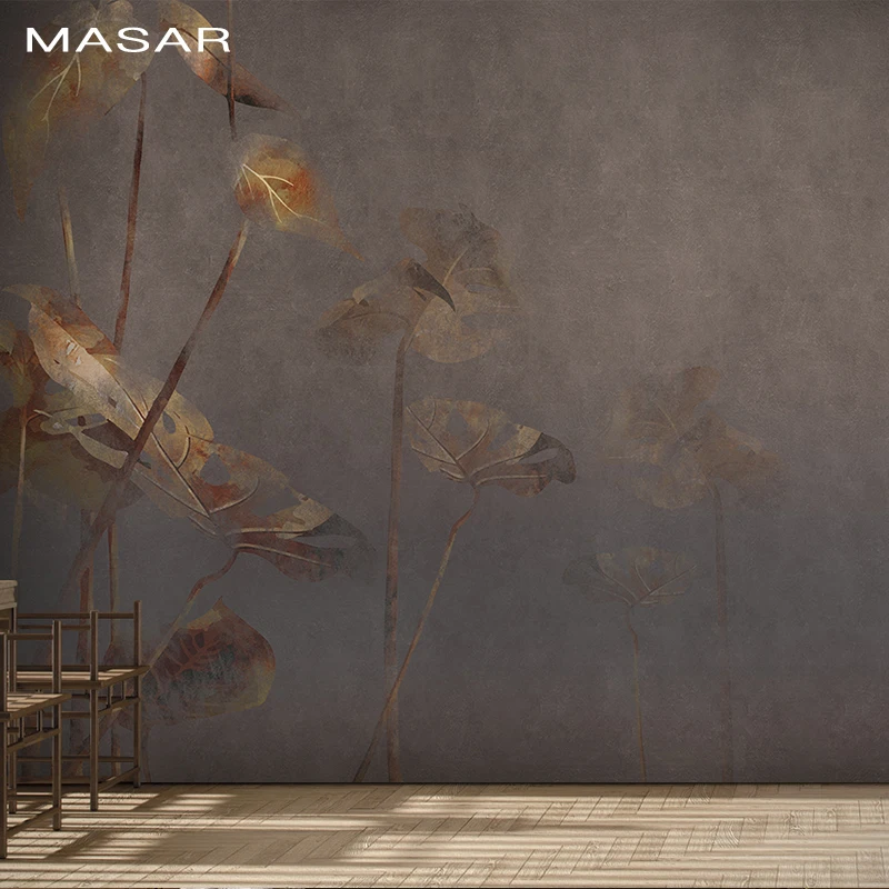 Простые Модные растения MASAR зеленые листья Френки столовые залы гостиная фоновые