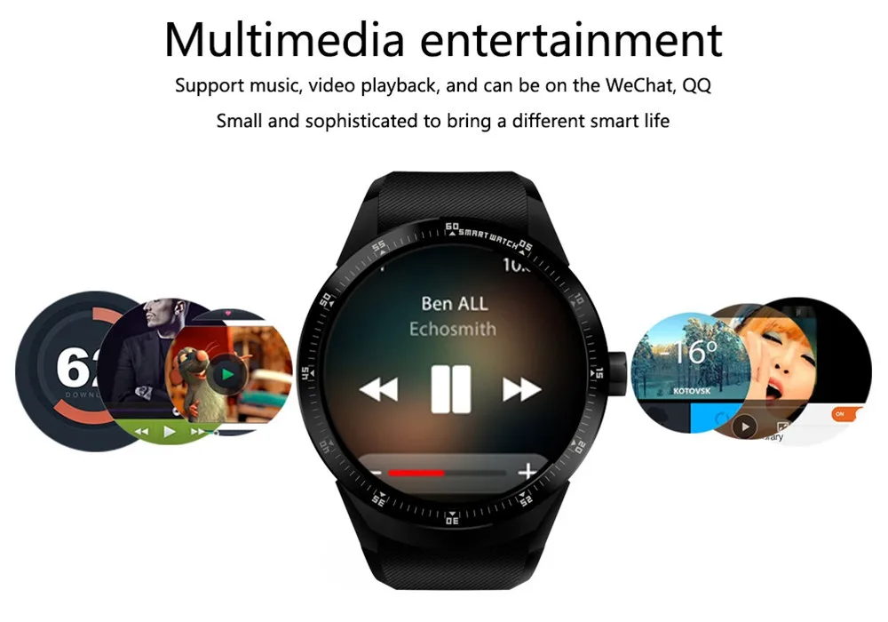 Beautyss Bluetooth 3g Android Смарт часы SIM телефон gps 4 Гб двухъядерный amazfit bip IP68 | Электроника