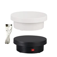 usb electric 360 degree photography rotating turntable product display stand for video vlog shooting props turntable 30 secrev