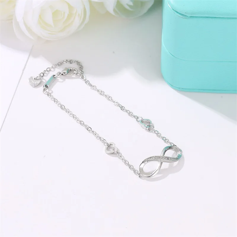 Модный Цветной Новый 8 образный геометрический регулируемый браслет