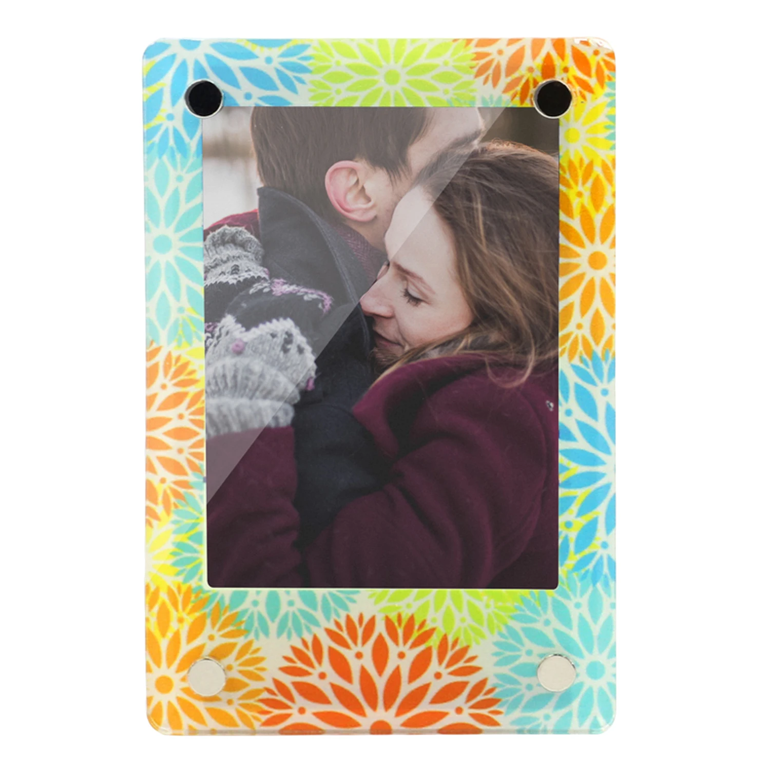 Gosear 3 дюйма Прозрачный Акриловый Холодильник Магнитная фоторамка для Fujifilm Instax Mini