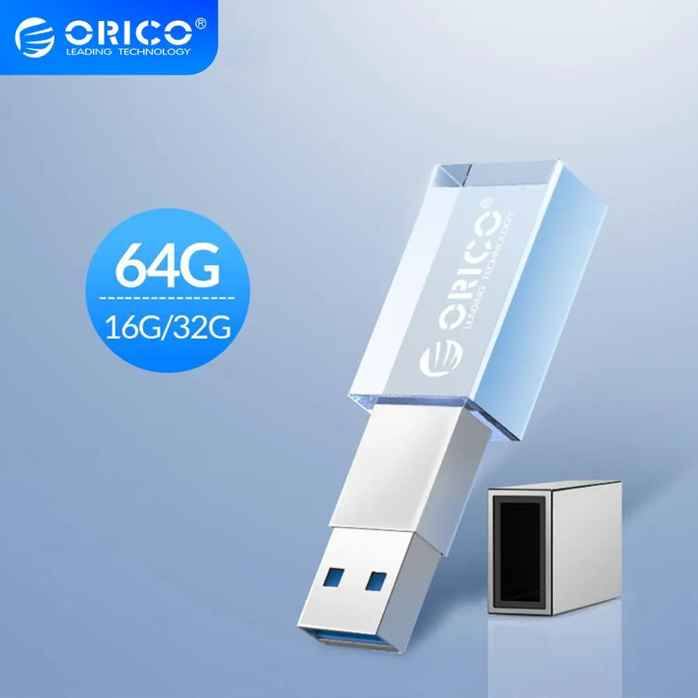 USB флеш накопитель ORICO с кристаллом 3 0 u диск 64 ГБ 32 16 флэш память мини накопитель|USB