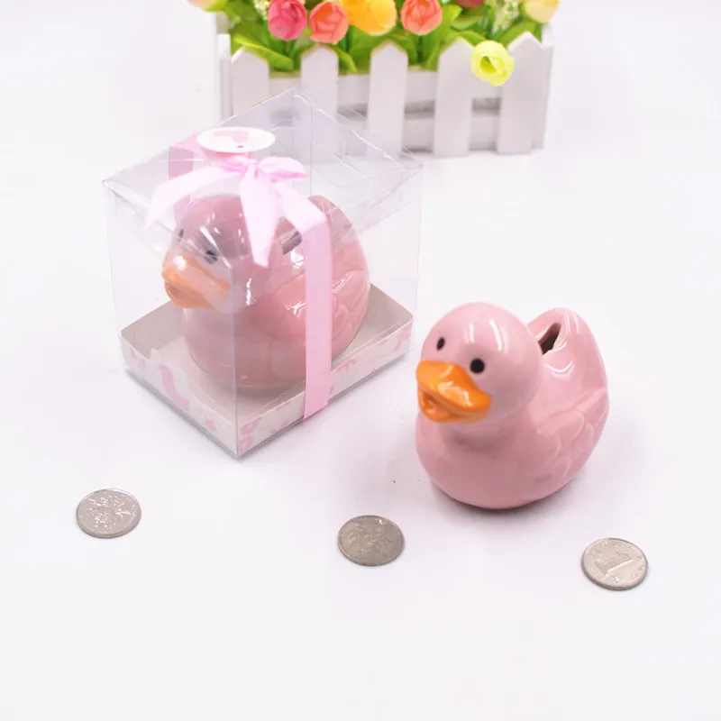 6 шт. креативная Милая Керамическая Свинья Копилка в виде утки акция на